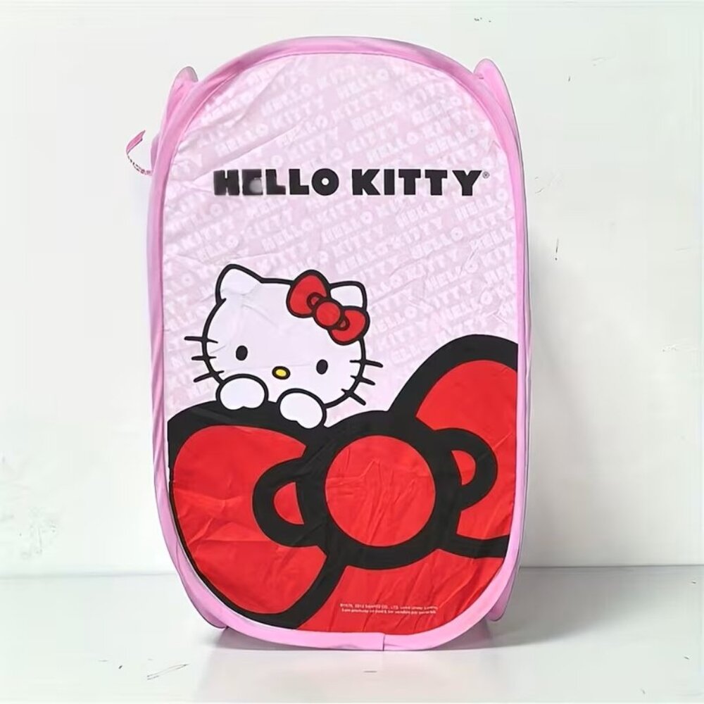 Hello Kitty Laundry Basket Toy Storage Organizer Z499